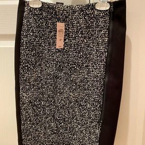 Ann Taylor Black & White Skirt